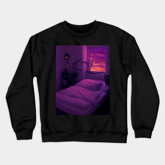 Lofi Room Crewneck Sweatshirt by lyla_ab